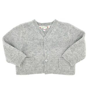 Bonpoint grey cashmere cardigan - 12 months